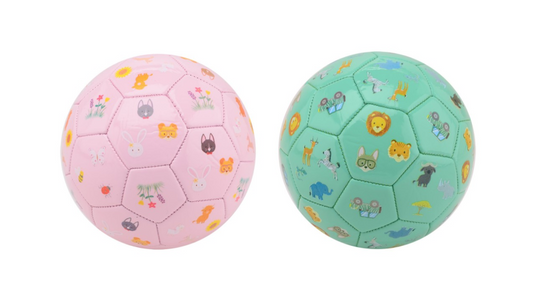 Johntoy happy world kunstlederen speelbal 2 assorti
