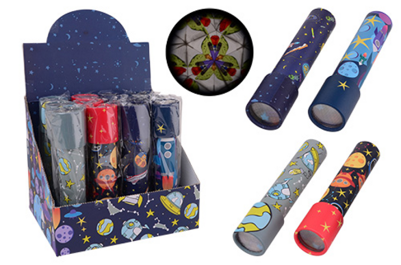 Load image into Gallery viewer, Johntoy kaleidoscoop in display 4 assorti
