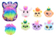 Johntoy surprise flip verrassing pluche cuties op kaart assorti
