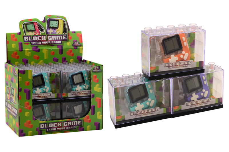 Load image into Gallery viewer, Johntoy block game console in display 3 assorti
