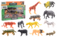 Johntoy wilde dieren speelset - animal world 12-delig speelgoed.