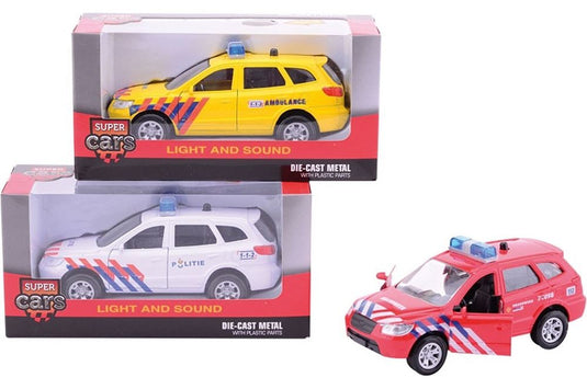 Super cars 1-1-2 auto met licht en g | 12 stuks
