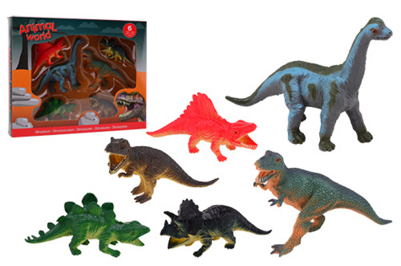 Load image into Gallery viewer, Johntoy dinosaurussen giftbox, 6st.
