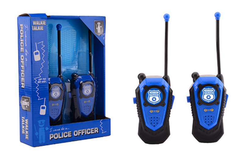 Load image into Gallery viewer, Johntoy politie walkie talkie bereik + - 80 mtr.

