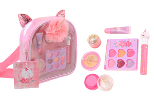 Johntoy lala - make up set in eenhoorn rugzak