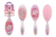 Johntoy roze haarborstel voor kinderen - eenhoorn fee - 21x5x4cm