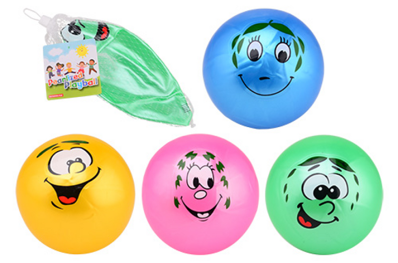 Load image into Gallery viewer, Johntoy outdoor fun speelbal smiley 85 gram 4 assorti
