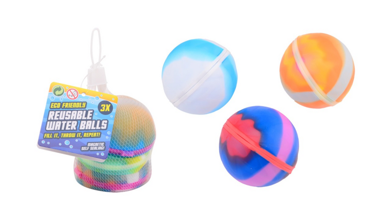 Load image into Gallery viewer, Johntoy aqua fun magnetische waterballen herbruikbaar 3 stuks speelgoed.

