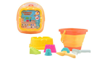 Opvouwbare strand emmer met accessoires