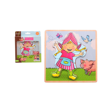 Johntoy jouã©coâ® - fien teun houten puzzel fien 5 stukjes
