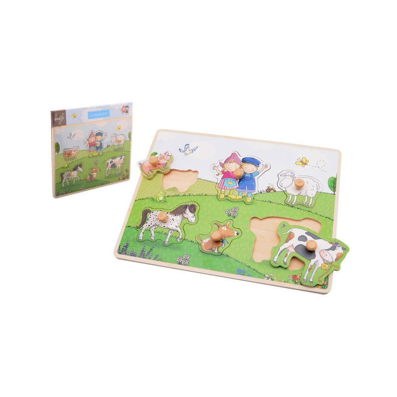 Load image into Gallery viewer, Johntoy jouéco® fien teun houten knopjespuzzel
