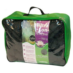 Velda vijverfiltermateriaal filtra-lon hi-active 700 g zwart