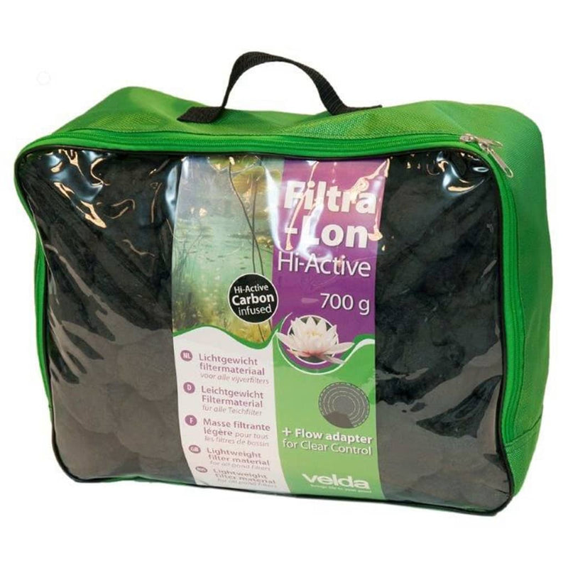 Load image into Gallery viewer, Velda vijverfiltermateriaal filtra-lon hi-active 700 g zwart
