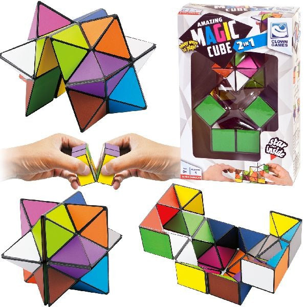 Load image into Gallery viewer, Clown games clown magic puzzel cube 2-in-1

