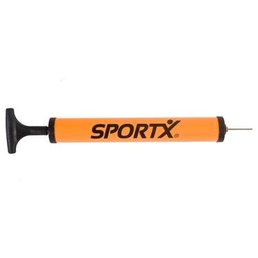 Sportx balpomp met verloopstukje en metalen naald 30 cm