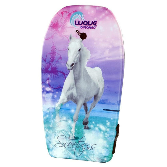 Wave breakers bodyboard met paarden print 93 cm