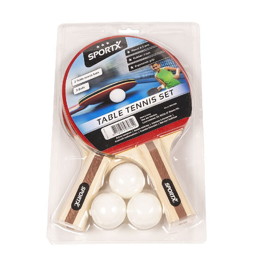Sportx tafeltennis set 5-delig