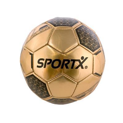 Sportx mini voetbal gold metallic 2ass 160-180gr.