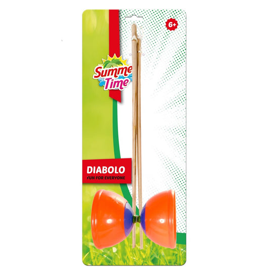Summertime diabolo oranje blauw