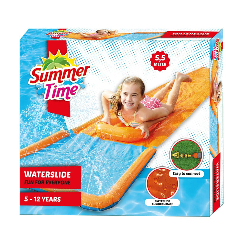 Load image into Gallery viewer, Summertime waterslide 550x80 cm oranje
