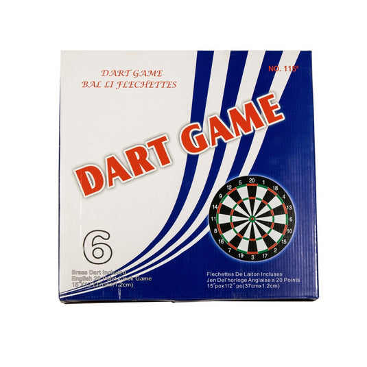 Basic dartbord 37.5 cm met 6 darts