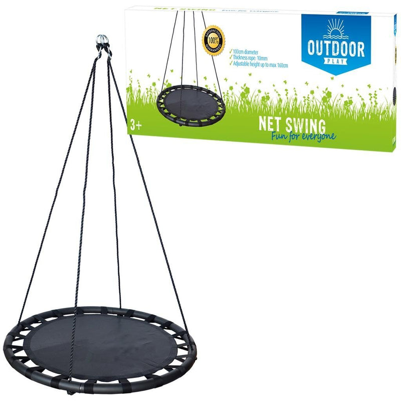 Load image into Gallery viewer, Outdoor play schommelmat 100 cm zwart
