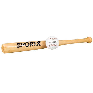 Sportx honkbal knuppel + bal