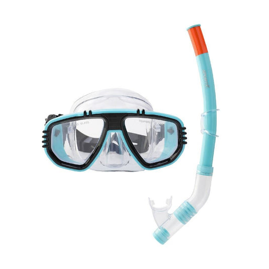 Sportx volwassenen snorkelset 4 sterren assorti