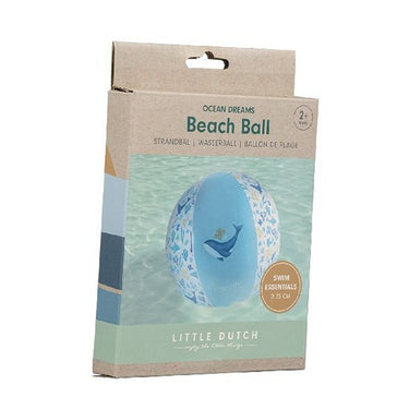 Rubo toys little dutch ocean dreams strandbal blauw, 35cm