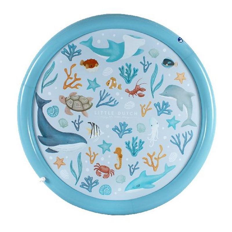 Load image into Gallery viewer, Little dutch ocean dreams sprinklermat 150 cm blauw
