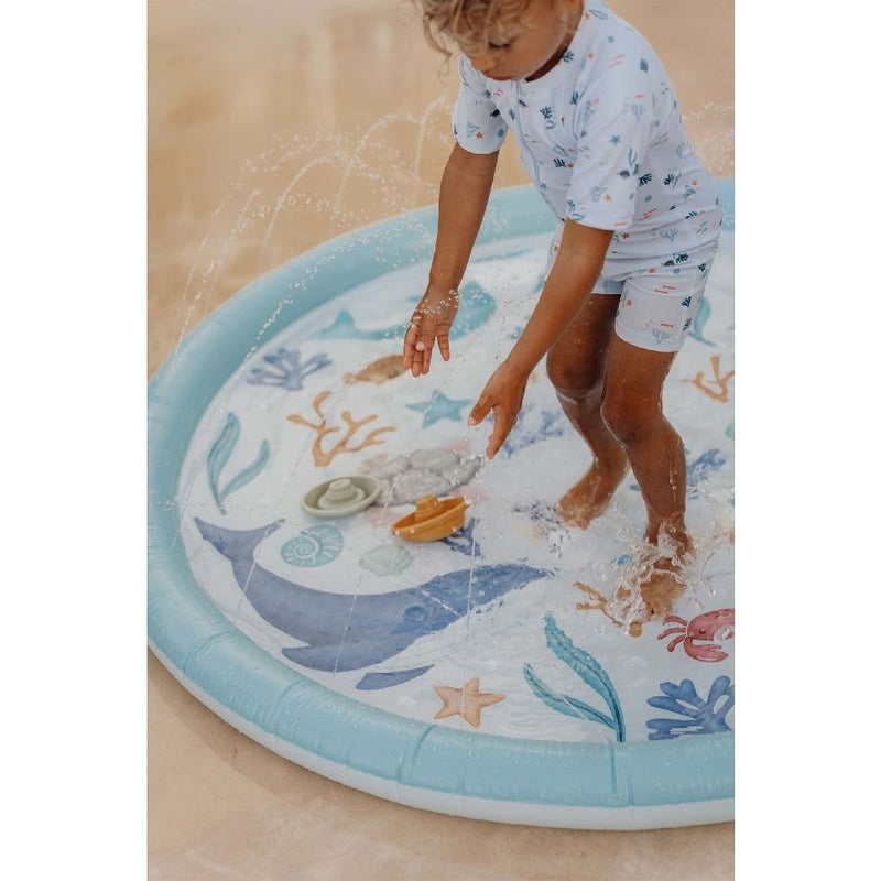Load image into Gallery viewer, Little dutch ocean dreams sprinklermat 150 cm blauw
