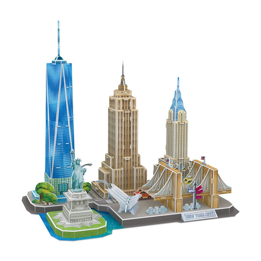 Cubic fun city line 3d puzzel new york city 123 stukjes