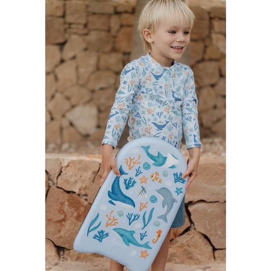 Rubo toys little dutch ocean dreams kickboard blauw
