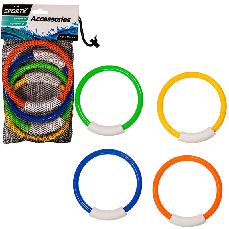 Load image into Gallery viewer, Sportx duikringen 4 stuks
