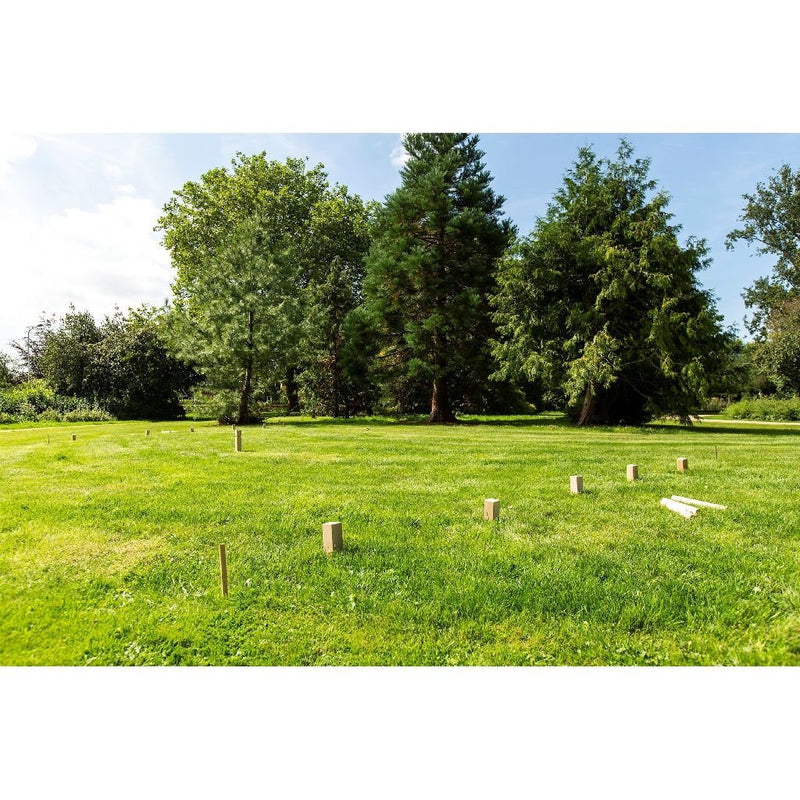 Load image into Gallery viewer, Outdoor play kubb houten werpspel fsc met draagtas
