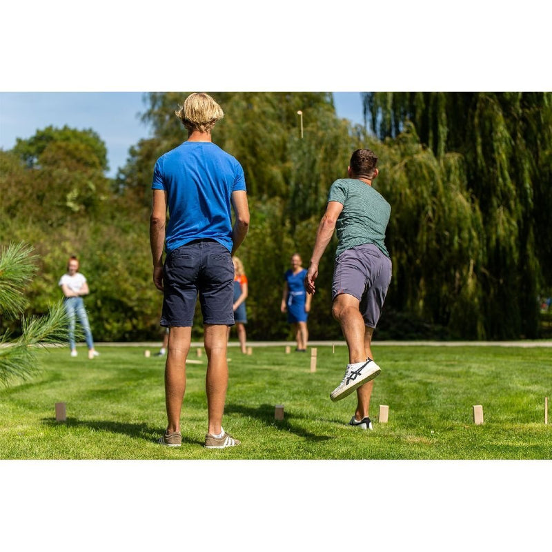 Load image into Gallery viewer, Outdoor play kubb houten werpspel fsc met draagtas
