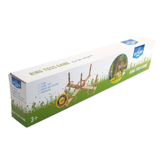 Outdoor play houten ringwerpspel + draagtas