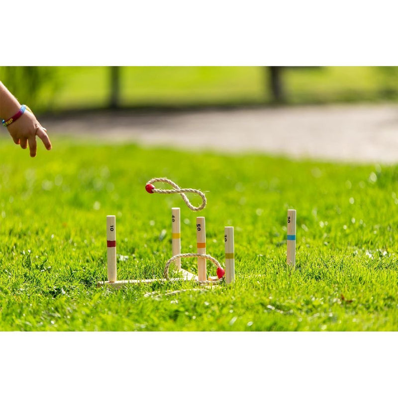Load image into Gallery viewer, Outdoor play ringwerpspel draagtas fsc, 5dlg.
