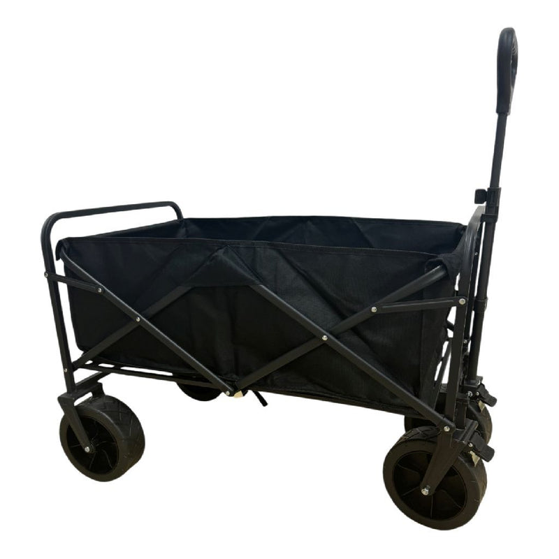Load image into Gallery viewer, Outdoor bolderwagen opvouwbaar 90x51x57 cm zwart
