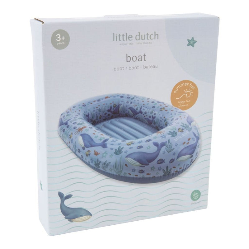 Load image into Gallery viewer, Little dutch ocean world bootje 100x67 cm blauw
