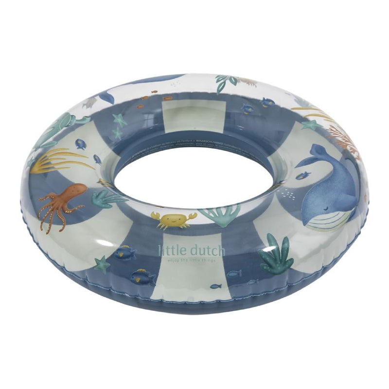 Load image into Gallery viewer, Little dutch ocean world zwemring 50 cm blauw wit

