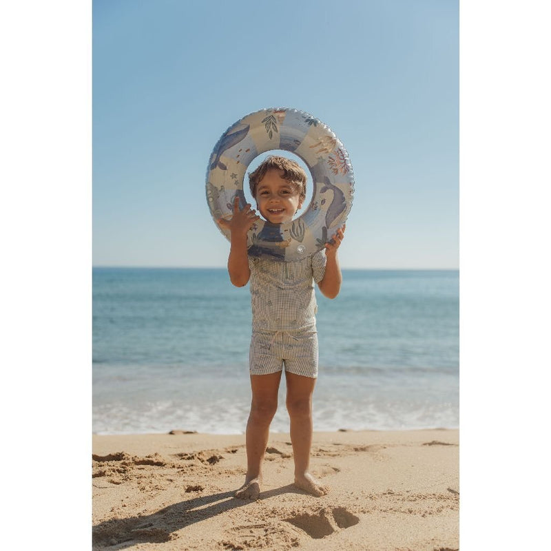 Load image into Gallery viewer, Little dutch ocean world zwemring 50 cm blauw wit
