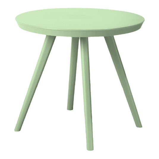 Van der meulen kindertafel kunststof pastel groen rond 50,5cm speelgoed.