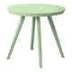 Van der meulen kindertafel kunststof pastel groen rond 50,5cm speelgoed.