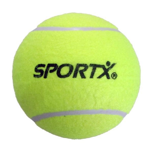 Sportx jumbo tennisbal l geel