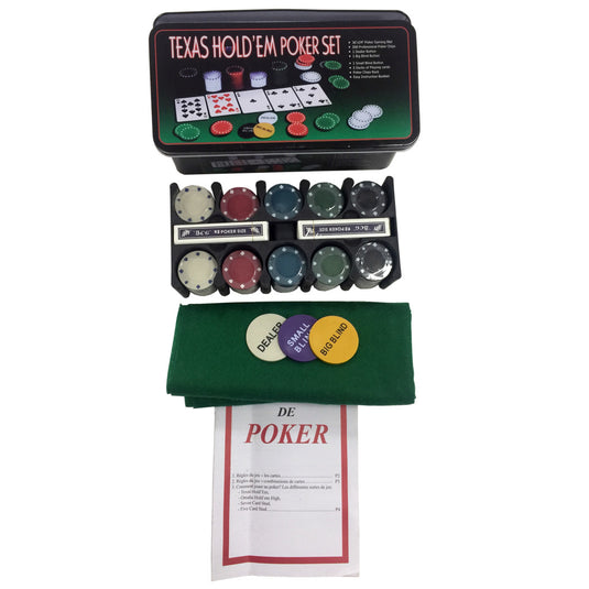 Basic texas hold'em poker set