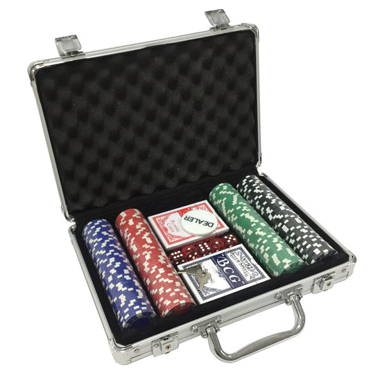 Clown games poker set in aluminium koffer