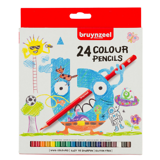 Bruynzeel kids kleurpotloden set 24