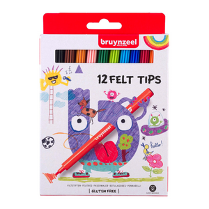 Bruynzeel kids viltstiften, 12st.
