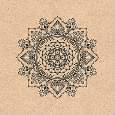 Ambiente servetten 33x33cm mandala nature 20 stuks